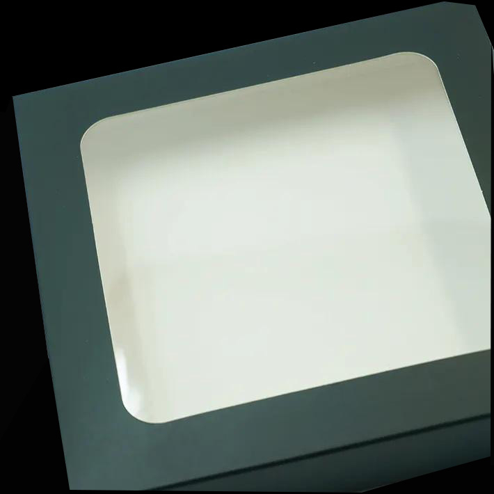 Hoja de PVC transparente para caja personalizada Caja de ventana transparente de PVC-WallisPlastic