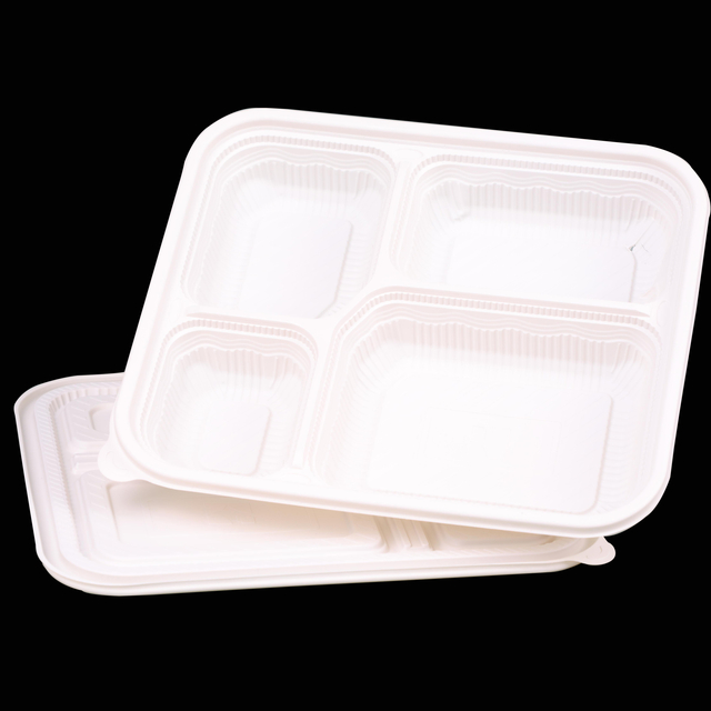 Caja de comida biodegradable desechable Fiambrera PLA-wallis