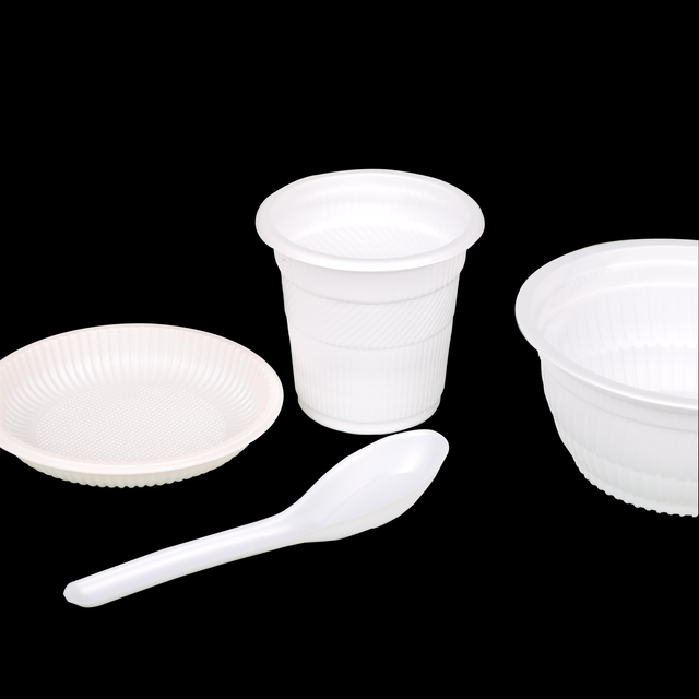 Cucharas-platillo de taza de tazón de PLA biodegradable reciclable-wallis