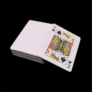 Naipes de póquer con logotipo de impresión personalizado de fábrica china-WallisPlastic