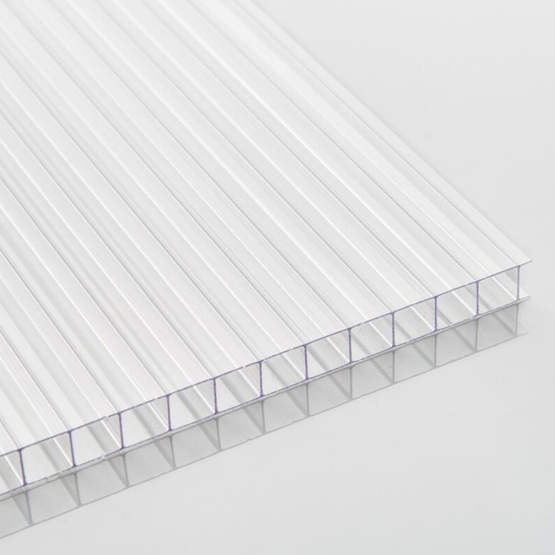 Hojas de policarbonato personalizadas Hojas de policarbonato de doble pared-wallis