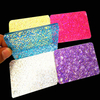 Hoja acrílica decorativa personalizada con purpurina de vidrio Plexi-WallisPlastic