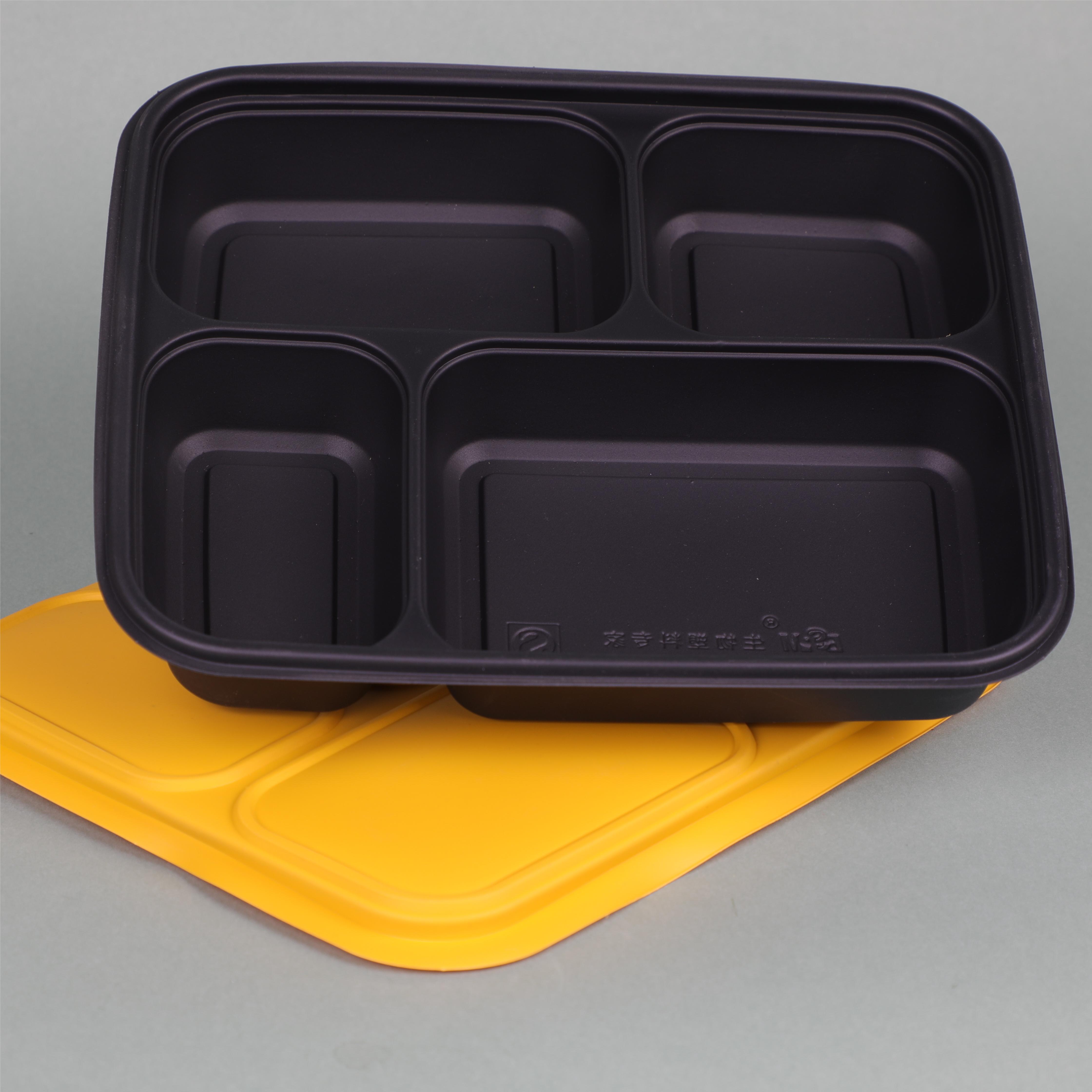 Caja de comida biodegradable desechable Fiambrera PLA-wallis