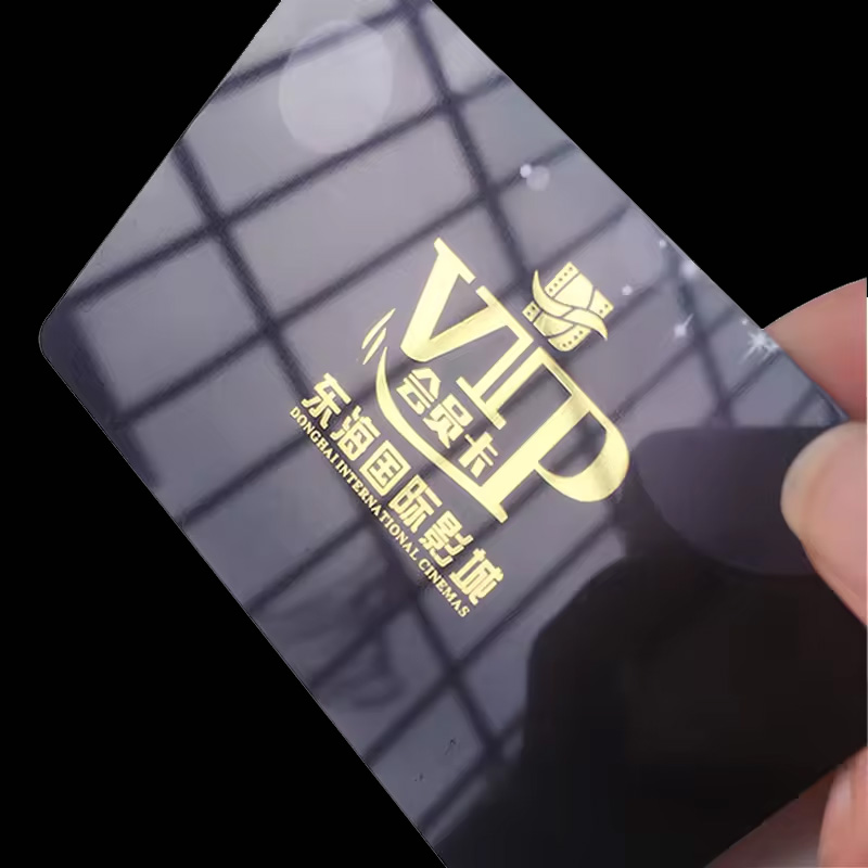 Impresión personalizada de estampado en caliente de PVC/PET/ABS para hacer tarjetas