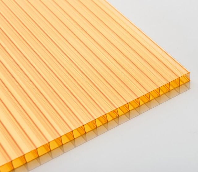 Hojas de policarbonato personalizadas Hojas de policarbonato de doble pared-wallis