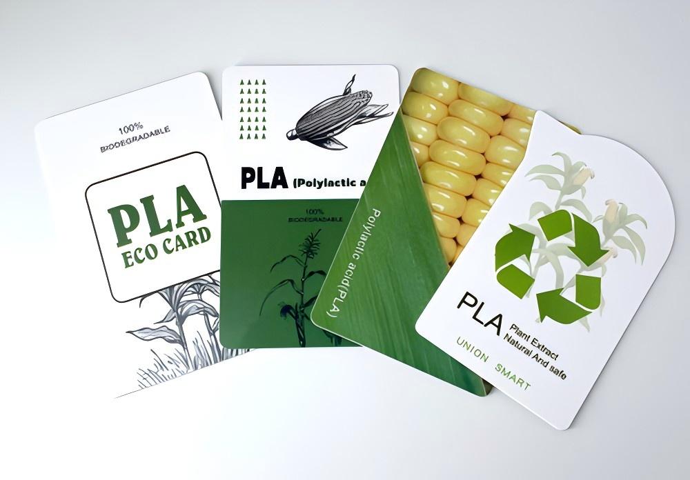 Tarjetas PLA RFID biodegradables y ecológicas para la producción de tarjetas sostenibles