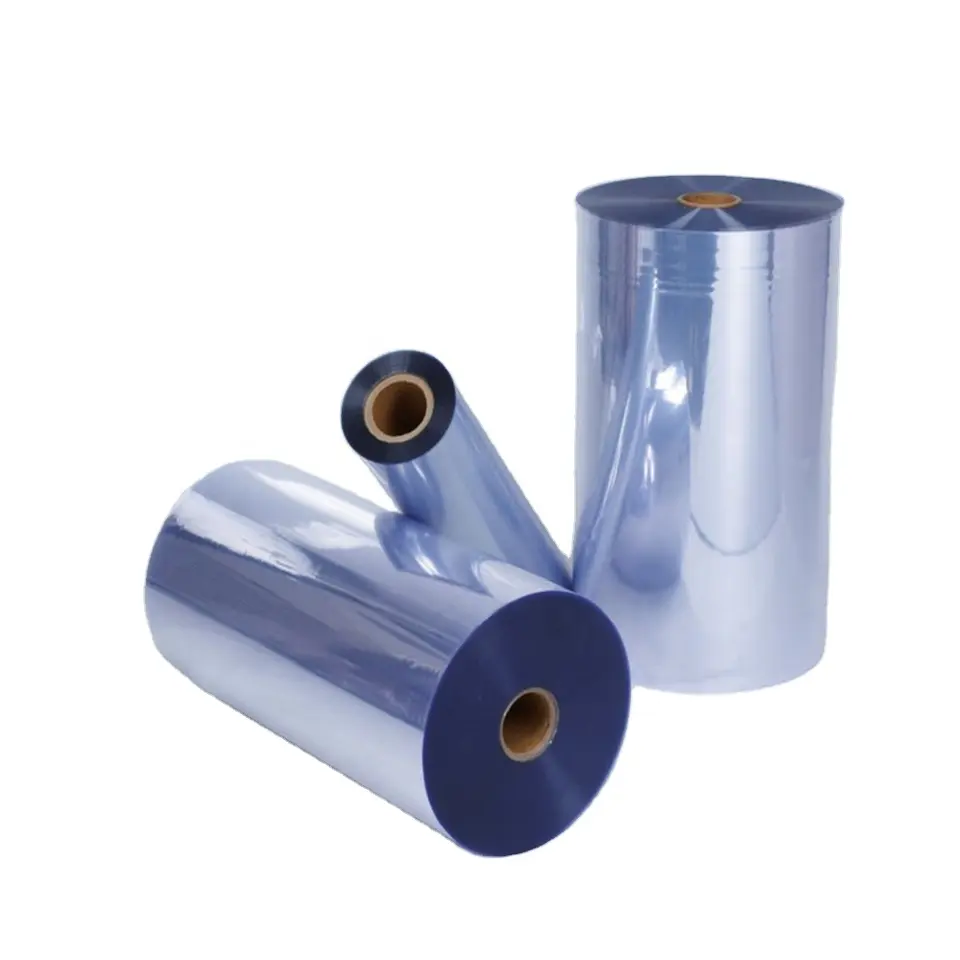 Embalaje de rollos de láminas rígidas de PVC transparente de bajo precio para impresión-WallisPlastic