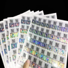 Logotipo de holograma 3D antifalsificación de diferentes estilos para hacer tarjetas