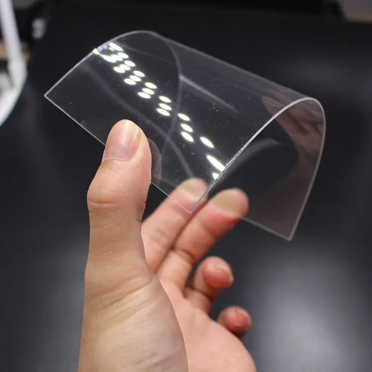 Película de lámina de PVC transparente blanca antifuego resistente al agua-WallisPlastic