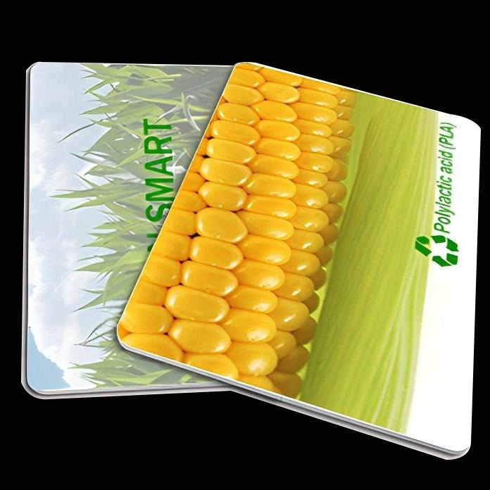 Tarjeta PLA RFID 100% biodegradable Hoja de PLA ecológica para hacer tarjetas