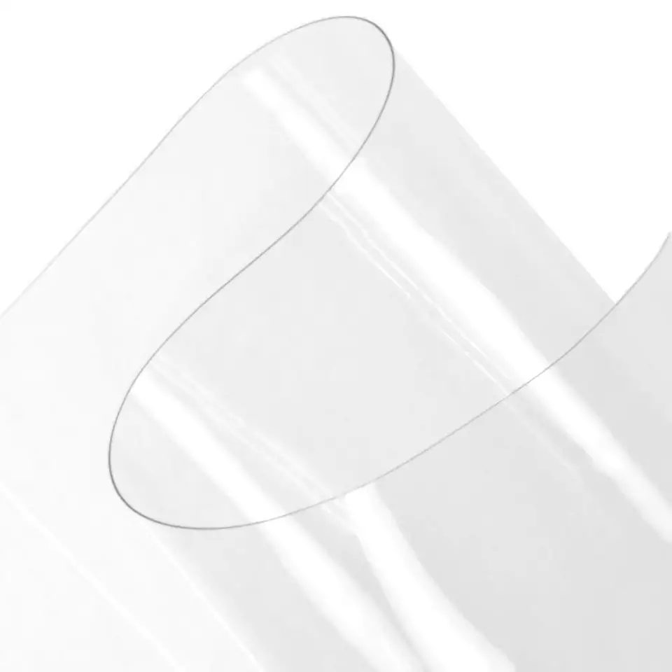 Láminas de PVC de plástico blando flexible transparente transparente Film-WallisPlastic