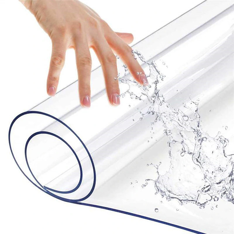 Láminas de PVC de plástico blando flexible transparente transparente Film-WallisPlastic
