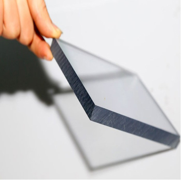 Hojas de policarbonato sólido transparente resistente a la intemperie 