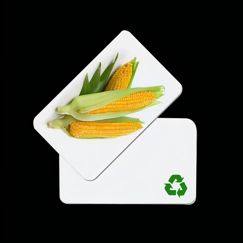 Tarjeta PLA RFID 100% biodegradable Hoja de PLA ecológica para hacer tarjetas