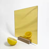 Hoja acrílica espejada de 1 mm y 6 mm Hoja acrílica dorada -WallisPlastic