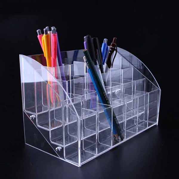 Caja de almacenamiento de bolígrafos acrílicos