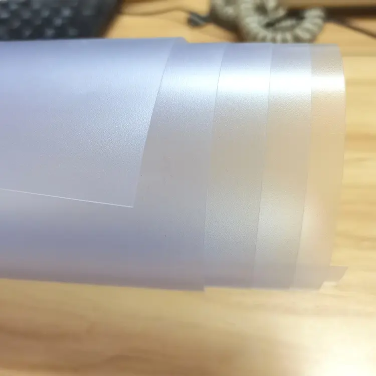 Hoja de PVC imprimible de plástico resistente al agua mate antiadherente-WallisPlastic